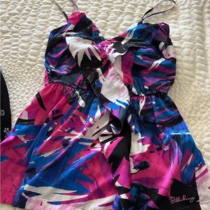 Billabong Multicolor Abstract Blouse